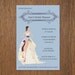 Chic bridal shower invite