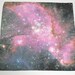 Nebula Galaxy Print Silk Scarf - Young Stars