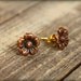 Copper Blossom Earring Posts