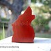Jewelry box in the shape of a wolf with 2 hide-a-way drawers.