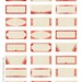 Vintage Canning Mason Jar Labels BLANK Digital Download Printable Collage Sheet for Altered Art Mixed Media Scrapbooking