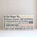 In Our House We.. Family Rules Wood Sign Horizontal - Large Size