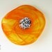 Blown Glass Wall Art Orange Swirl California Poppy Flower Blown Glass Wall Art Orange Swirl California Poppy Flower