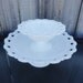 Milk Glass Lace Edge Bowls/Compotes - Set of 3 - Shower Collection -Set No. 6