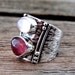 Kiss in Moonstone Pink Tourmaline and Sterling