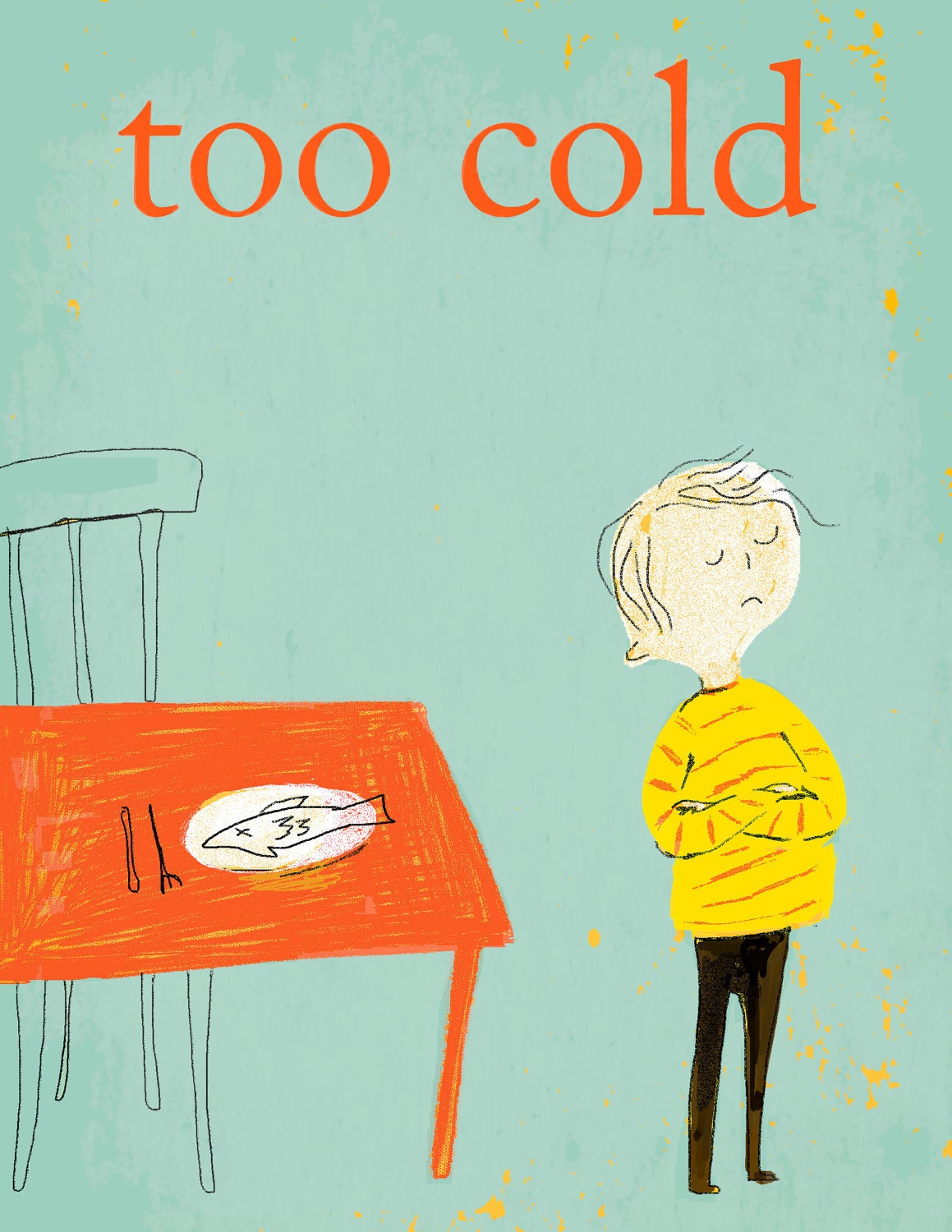 too cold art print