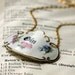 vintage SATANS WHISPERS cocktail necklace- GIN