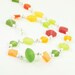 Spring Fashion Lemon Lime Necklace Citrus Tangerine Juicy Orange White Jewelry