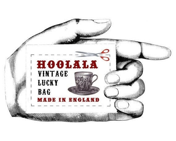 New Handmade by Hoolala Ten Dollar Vintage British Lucky Bag