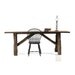 Antique Slab Table, Large White Oak Dining Console