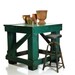 Vintage Industrial Table, Wooden Potting Workbench