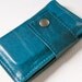 Leather iPhone Wallet in Dark Teal