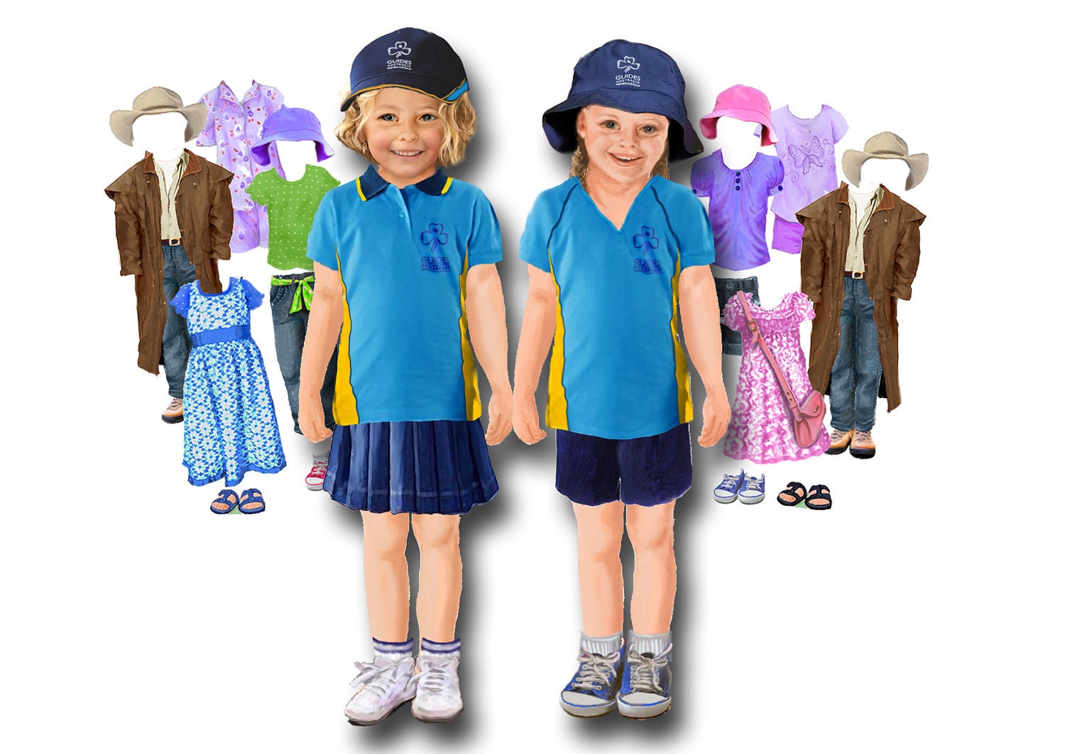 Gumnut Guides magnetic paper doll