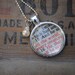 Vintage Bible Verse Pendant Necklace Mark 16:15