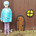 Large Fairy Door, Gnome Door, Tree Door