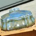 vintage . Art Pottery . gentlemans cigar box . Father's Day Gift