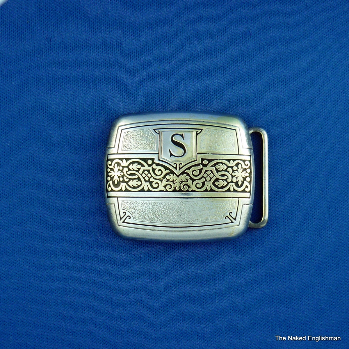 Antique HICKOK Letter S belt buckle
