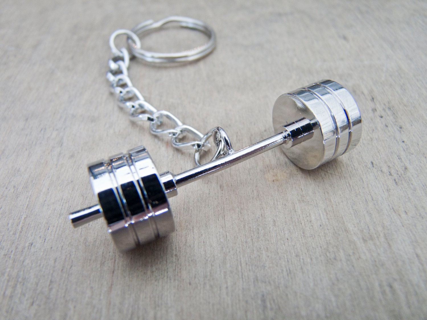 Olympic Barbell Keychain