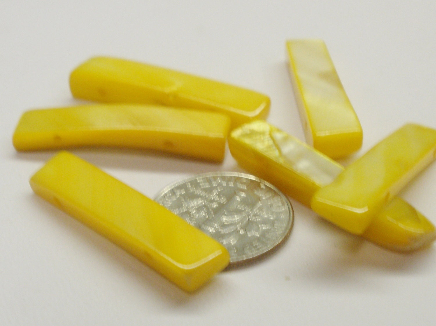 Mother of Pearl Bars Yellow 6