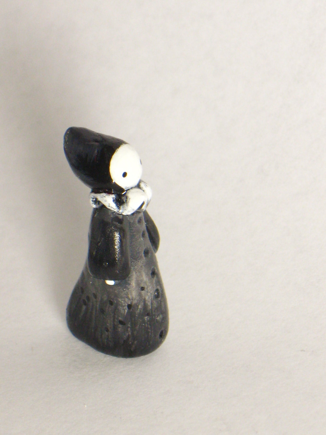 Mini Black Poppet  by Lisa Snellings