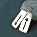 Arrow Dangle Earrings Arrow Rectangle Earrings by ChristianJessie Arrow Dangle Earrings Arrow Rectangle Earrings by ChristianJessie
