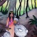Queen of the Last Dodos Ltd. Edition Giclee Print 5 x 7