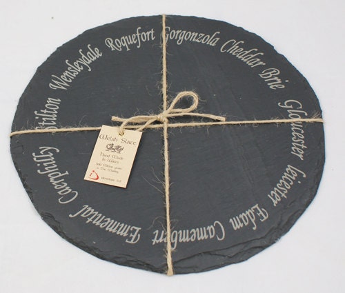 Welsh Slate Cheese Board Round