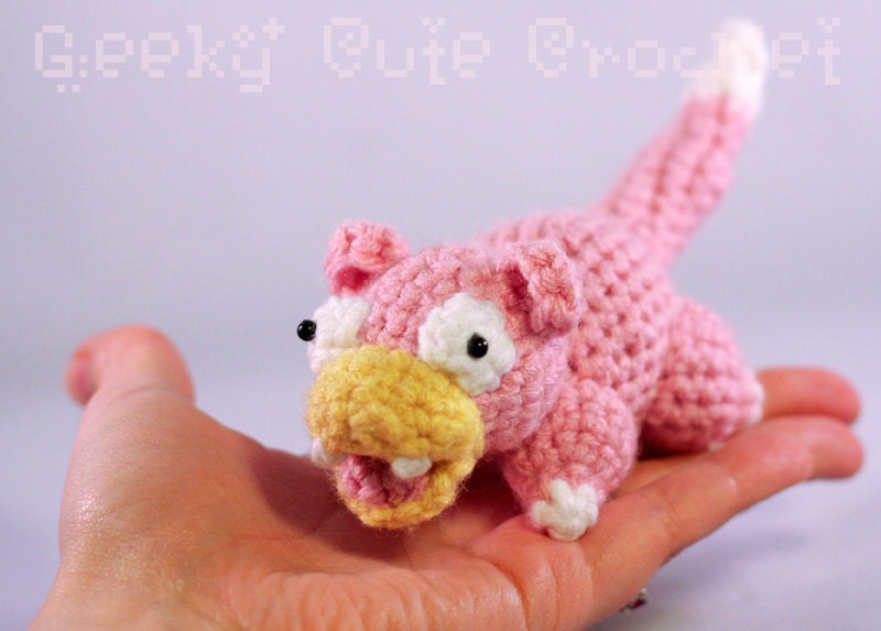 Slowpoke -  Pokemon Amigurumi