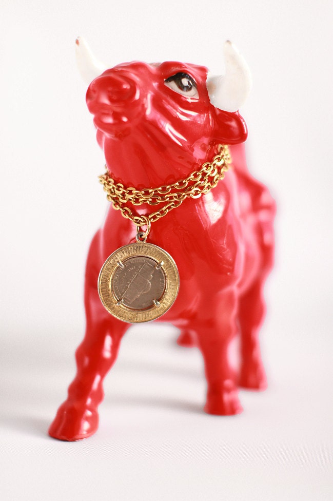 If I had a Nickle // vintage repurposed coin pendant necklace