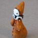 Mini Orange Poppet  by Lisa Snellings