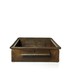 Vintage Union Metal Industrial Hardware Bin, Low Steel Box