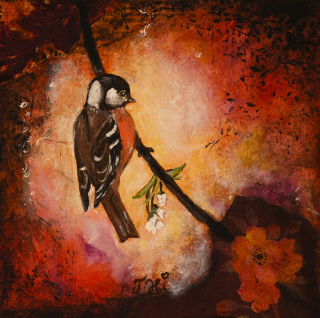 A wing and a prayer... - Limited Edition Signed Print on A4 Fine Art Paper - Jane Hinchliffe