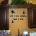 Life is Like Laundry - Vinyl wall Decal 22 x 5 inches