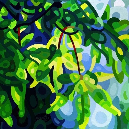 Abstract Fine Art Print - Spring Light 5x7