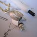 Sterling silver rocket locket, rubber seal