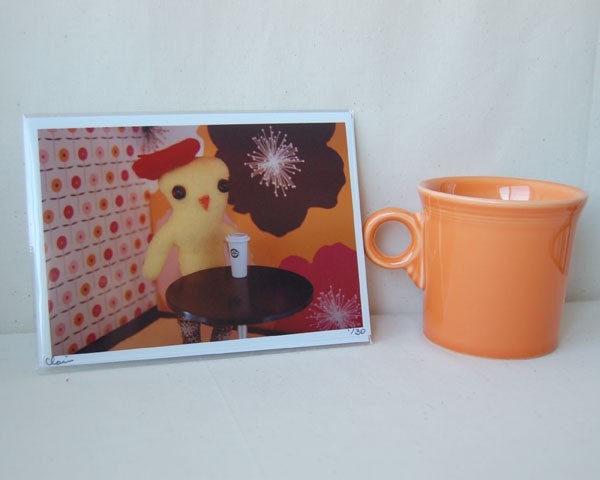 Chicken Art - Chickenpants Limited No. 13 - G. Pete's Coffee