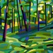 Abstract Fine Art Print - Sylvan Interlude 8x10
