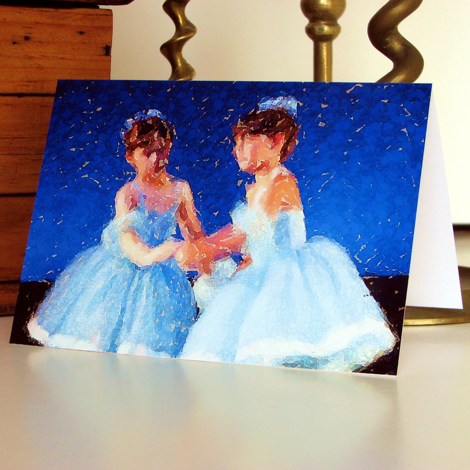 Baby Ballerinas Blank Note Cards $15