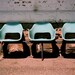 Train Station Chairs, 5x7 Signed Fine Art Photograph