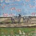 Impasto oil painting- 5x5- Safari Landscape