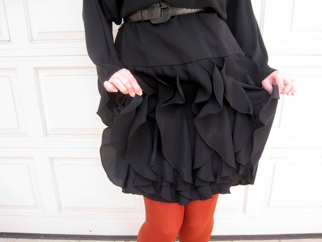 Little Black Flapper Dress