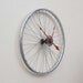 Clock made from a Recycled Bike Wheel