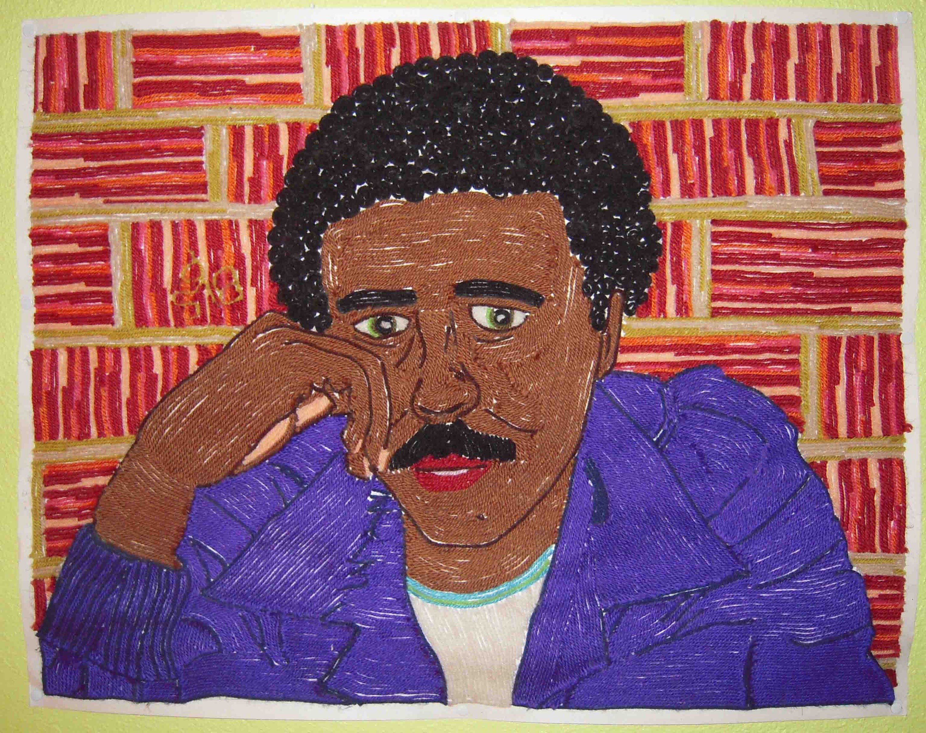 Richard Pryor Yarn Art by Brand...