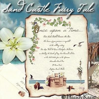 Wedding Scrolls on Beach Wedding Invitations Scrolls A By Handykane On Etsy