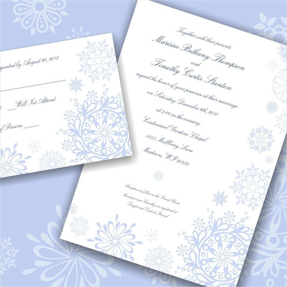 Wedding Invitation SAMPLE