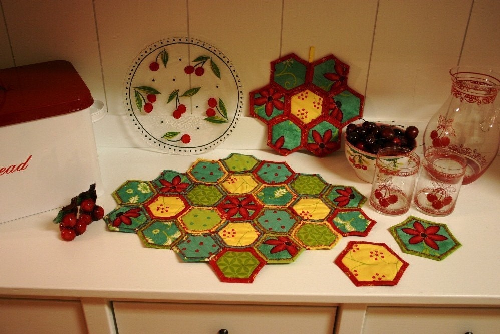 Vintage+hexagon+quilt+patterns