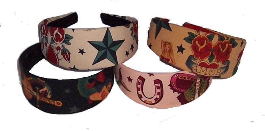 Tattoo Flash Sailor Jerry Headband From shirkdesigns