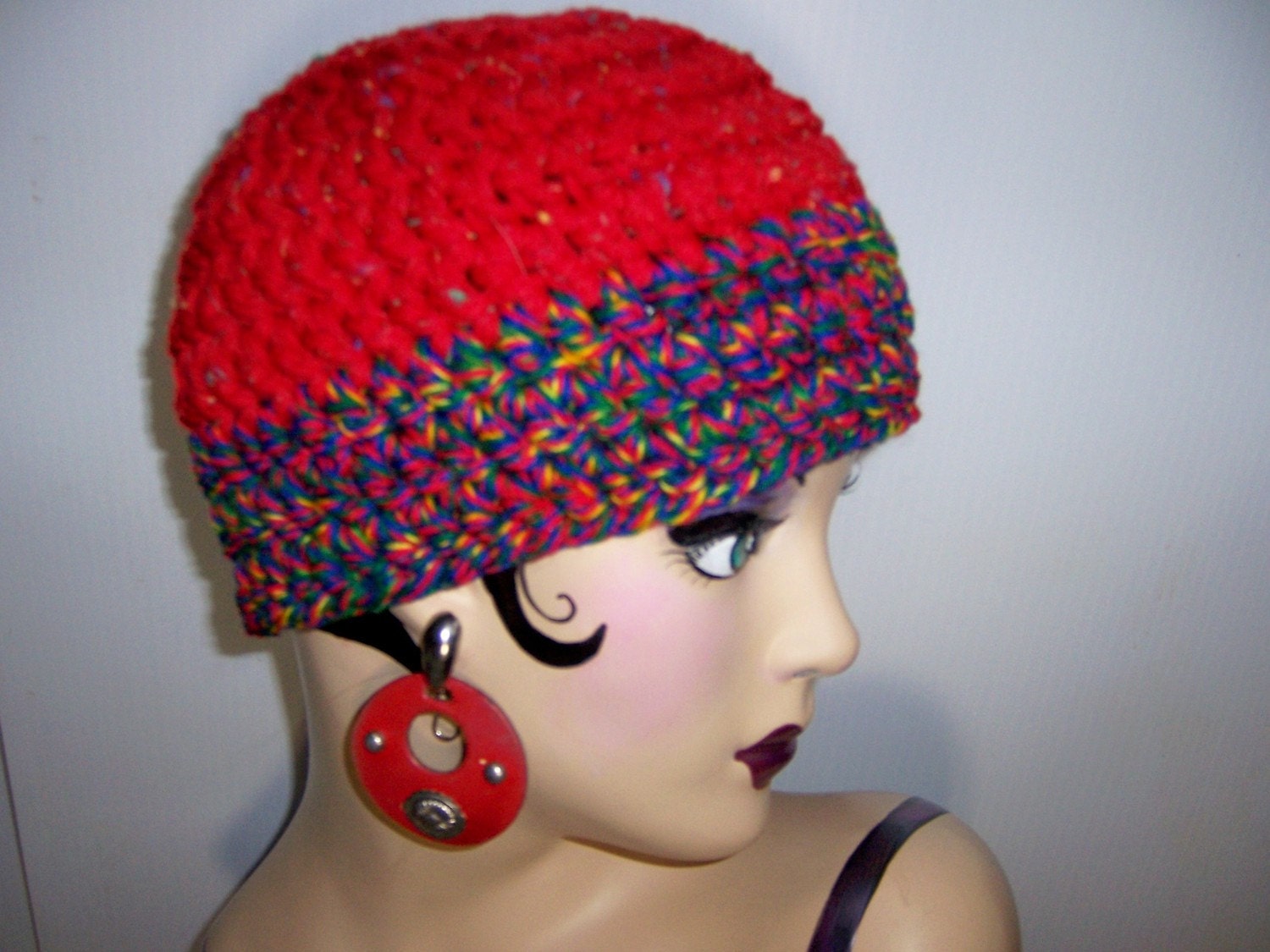 Crochet Geek - Crochet Cable Hat with Ear Flaps - Pumpkin Crochet