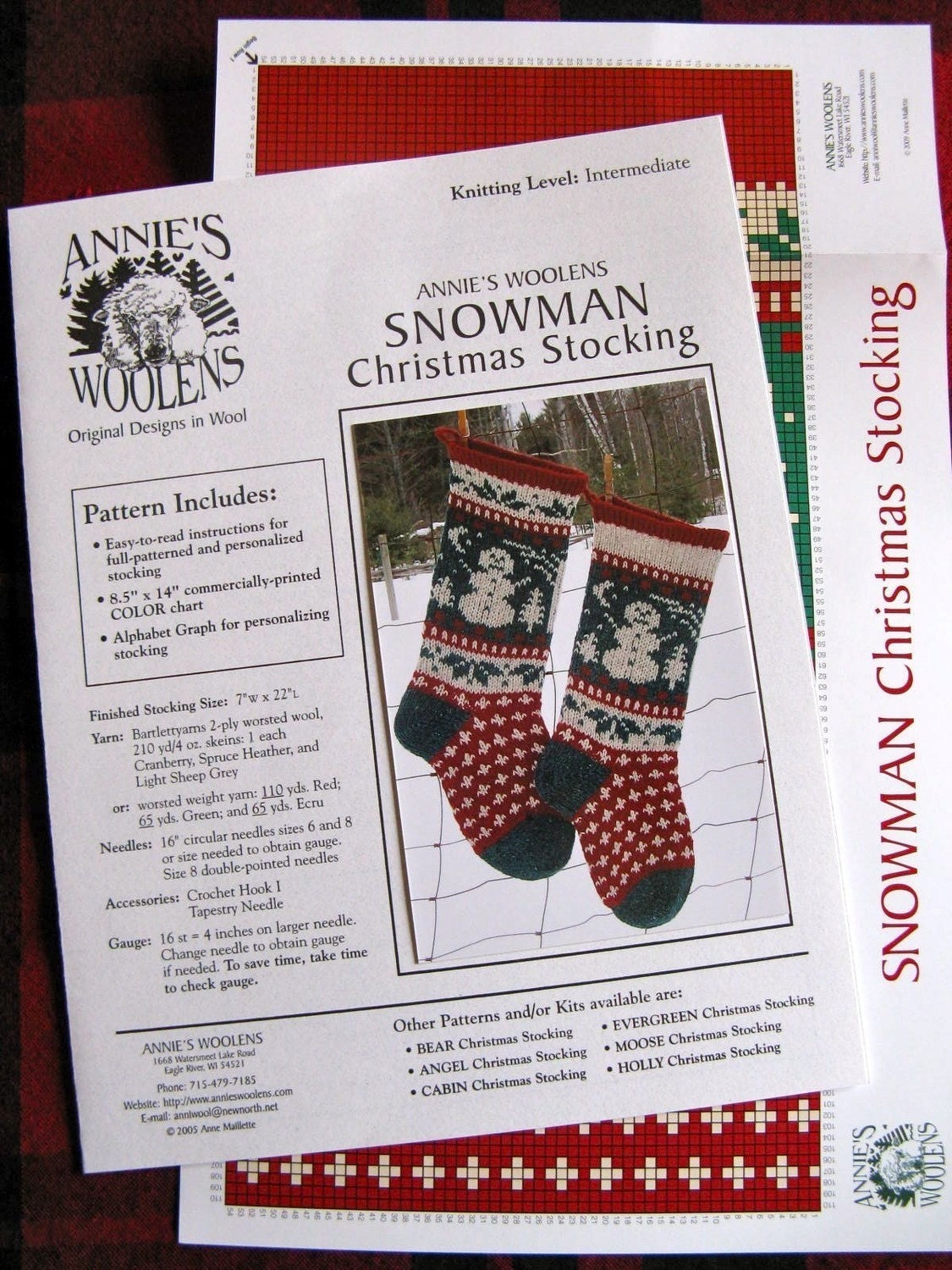 Free Knitting Pattern: Personalised Christmas Stocking from 1945
