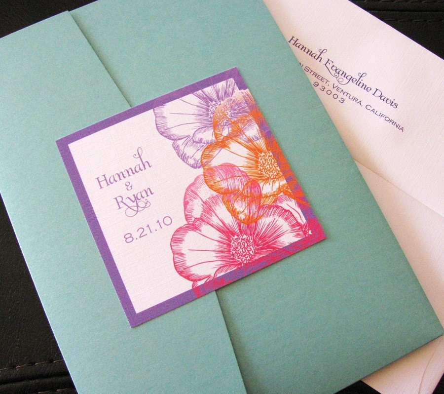 DIY Pocket Wedding Invitations These instructions are for creating pocket